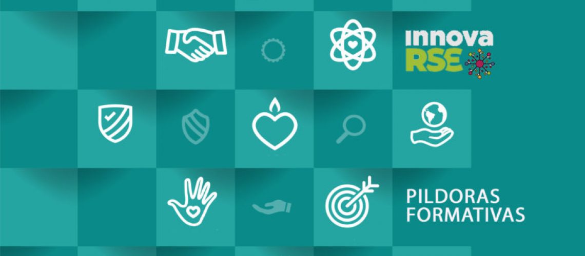 CSR-Corporate Social Responsibility Outline Icon Set and Web Header Banner